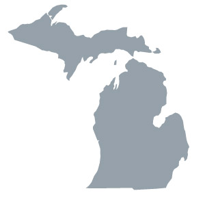 Image of the state of Michigan